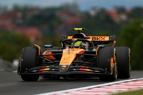 Banca Transilvania, partener oficial de cursă al McLaren în etapele din Austria și Ungaria/Foto: Getty Images