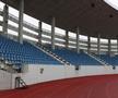 Stadionul din Târgu Jiu în februarie 2026. Imagini surprinse în interiorul și în exteriorul arenei de 12.000 de locuri / FOTO: Andrei Furnigă (GSP)
