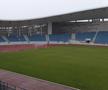 Stadionul din Târgu Jiu în februarie 2026. Imagini surprinse în interiorul și în exteriorul arenei de 12.000 de locuri / FOTO: Andrei Furnigă (GSP)
