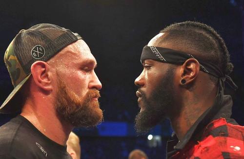 Tyson Fury (stânga) & Deontay Wilder (dreapta) // sursă foto: Guliver/gettyimages
