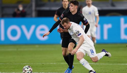 Runar Sigurjonsson, jucătorul lui CFR Cluj, lovit în cap la partida Germania - Islanda!