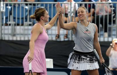 Simona Halep și Angelique Kerber au produs marea surpriză a probei de dublu de la Miami! Principalele favorite, eliminate