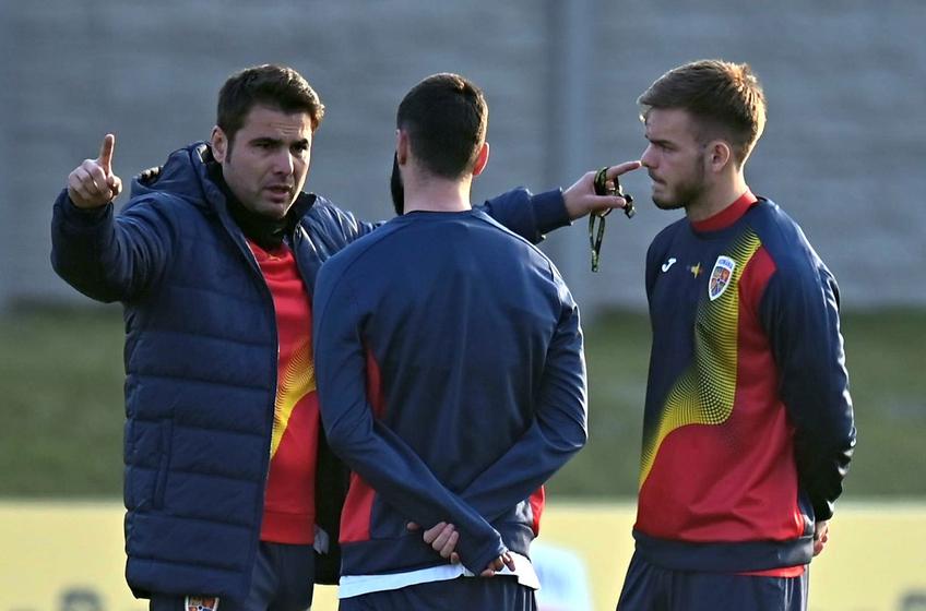 Adrian Mutu (42 de ani) a propus o ședință specială de pregătire înaintea disputei cu Ungaria U21, al doilea meci al grupei de la Campionatul European.