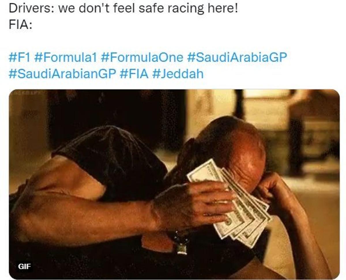 Val de sarcasm și de meme-uri împotriva șefilor Formula 1, după atacul dronelor în apropierea circuitului » „Cad rachete, dar afacerile sunt afaceri”
