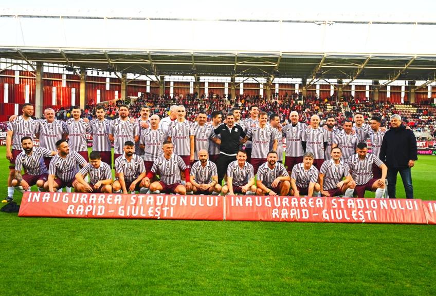 Marian Aliuță (44 de ani), fotbalist format și consacrat la Steaua, a făcut parte din echipa legendelor Rapidului în ziua inaugurării noii arene din Giulești.