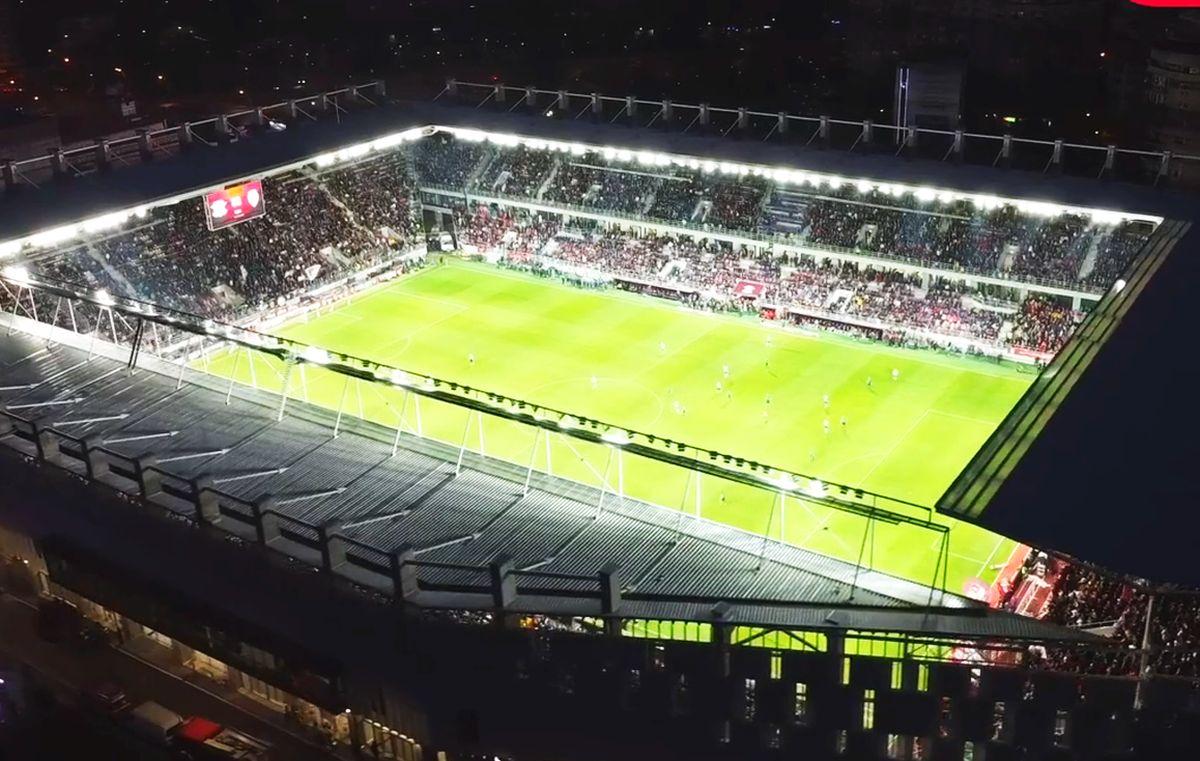 Imagini fabuloase cu noul Giulești » Cum arată arena filmată din dronă, în ziua inaugurării