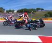 Accident înfiorător provocat de Marc Marquez pe circuitul Portimao! Ce sancțiune a primit