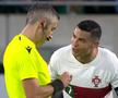 Interacțiunea dintre Cristiano Ronaldo și Radu Petrescu // foto: captură Digisport