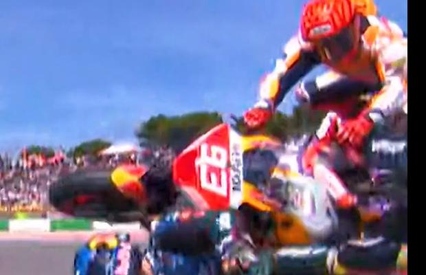 Accident înfiorător provocat de Marc Marquez pe circuitul Portimao! Ce sancțiune a primit