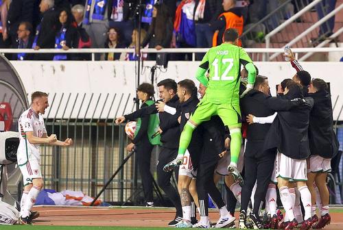 Nathan Broadhead a egalat în Croația - Țara Galilor // foto: Imago Images