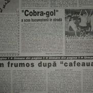 Ce scria Gazeta Sporturilor după victoria României în fața Columbiei de la Coupe du Monde '98