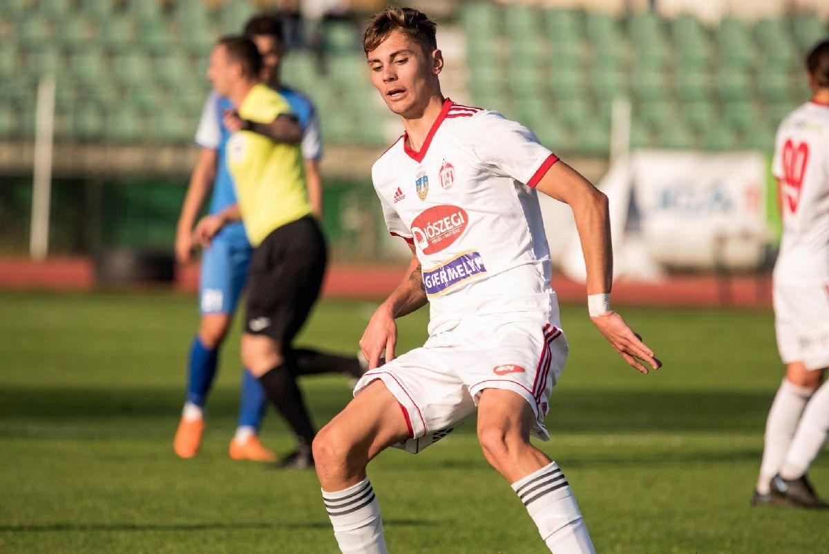 Imagini cu Krisztian Dobozi, fundașul român care a debutat la naționala U20 a Ungariei