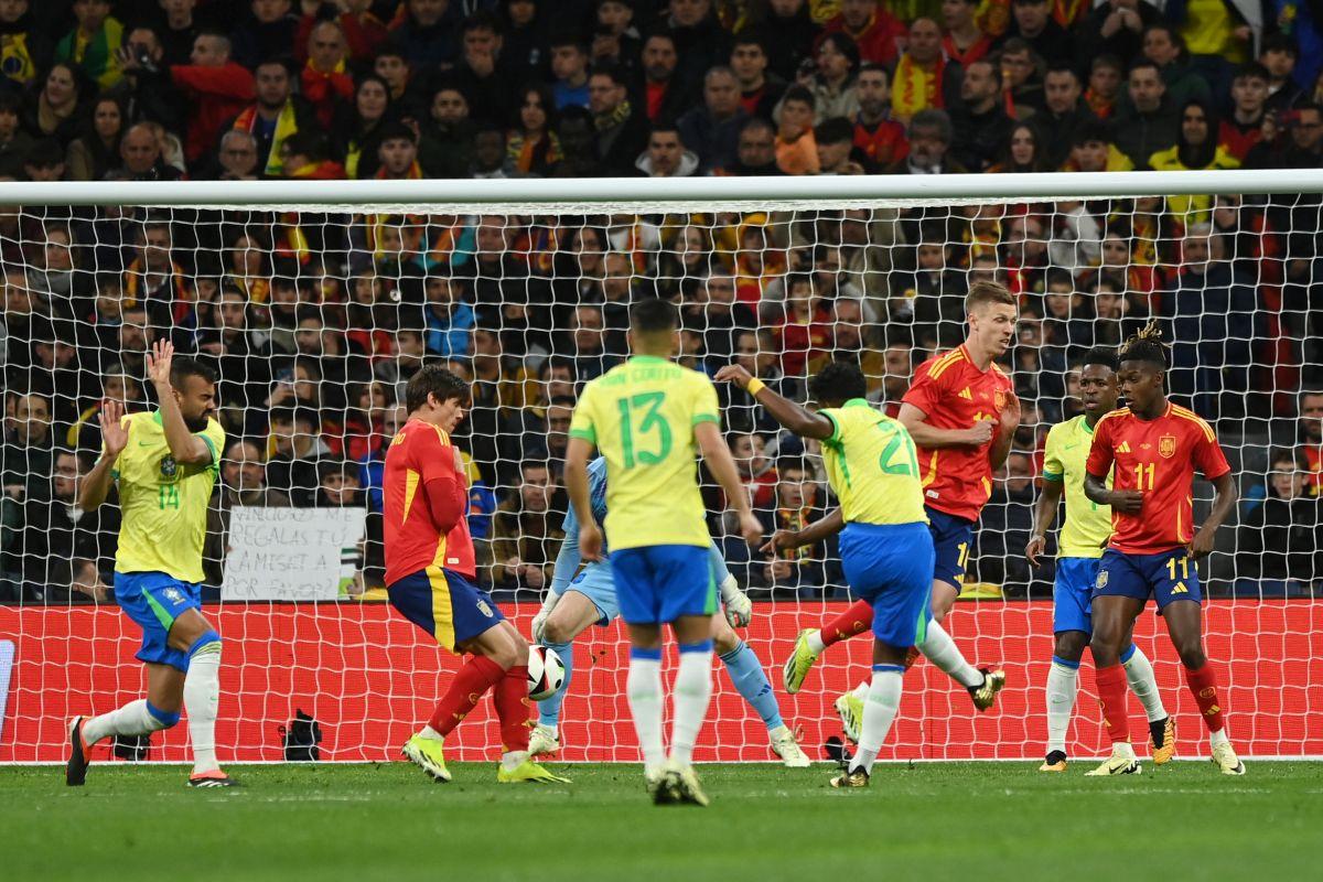 Spania - Brazilia, amical pentru istorie: spectacol total, 6 goluri pe „Bernabeu”