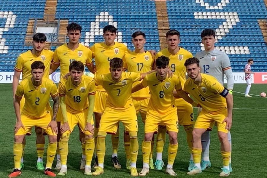 România U19 și-a încheiat parcursul de la Turul de Elită cu o victorie, 1-0 împotriva Croației. / foto: frf.ro România U19 a încheiat cu o victorie Turul de Elită » Elevul-eminent a lovit decisiv cu Croația