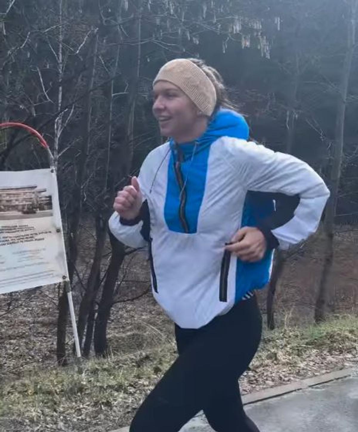 Simona Halep se antrenează la Poiana Brașov