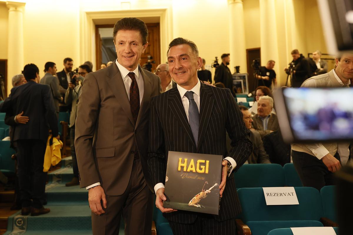 Marilena Hagi, surprinsă într-o ipostază neașteptată la lansarea autobiografiei soțului ei
