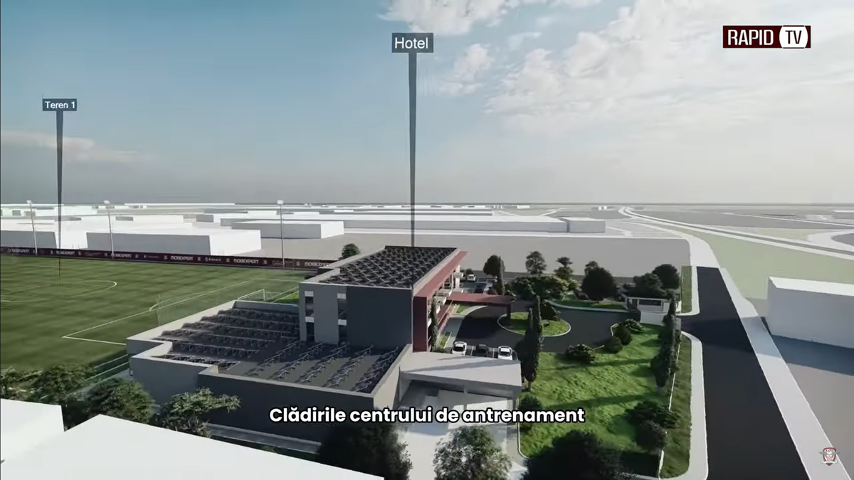 Noua bază de pregătire a celor de la Rapid, partea I