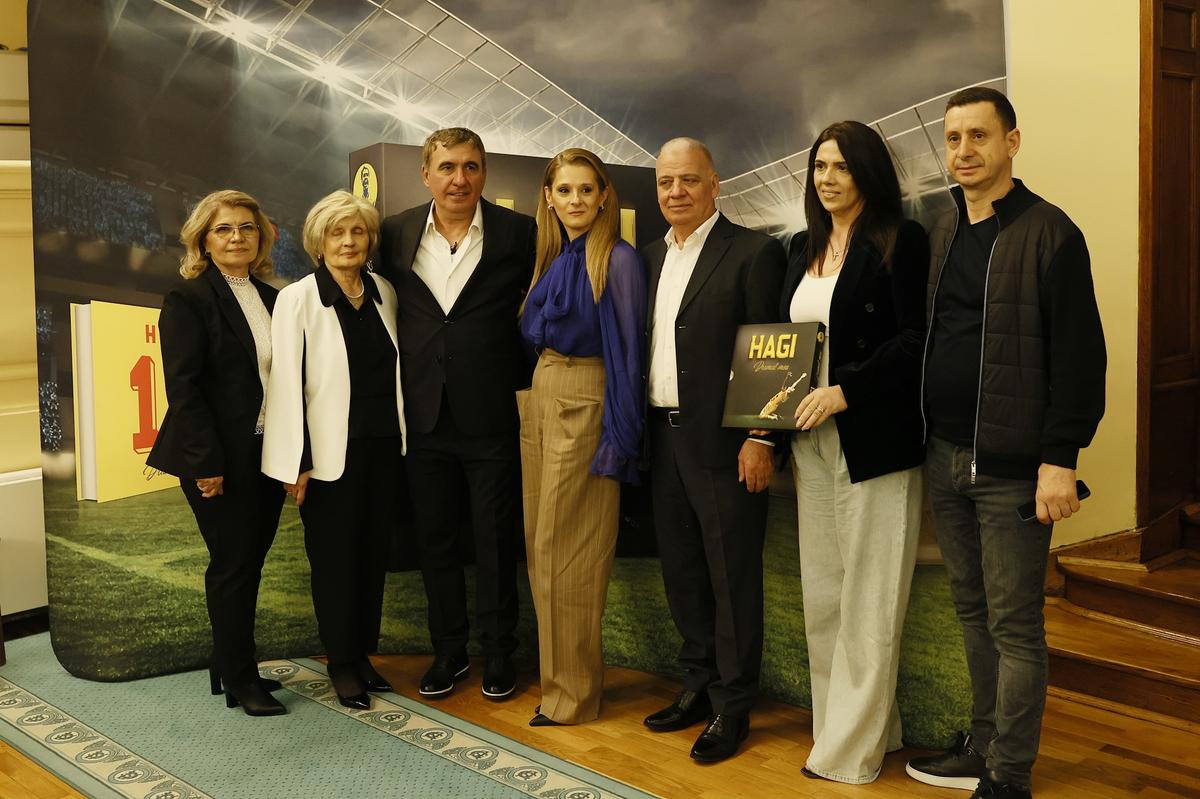 Marilena Hagi, surprinsă într-o ipostază neașteptată la lansarea autobiografiei soțului ei