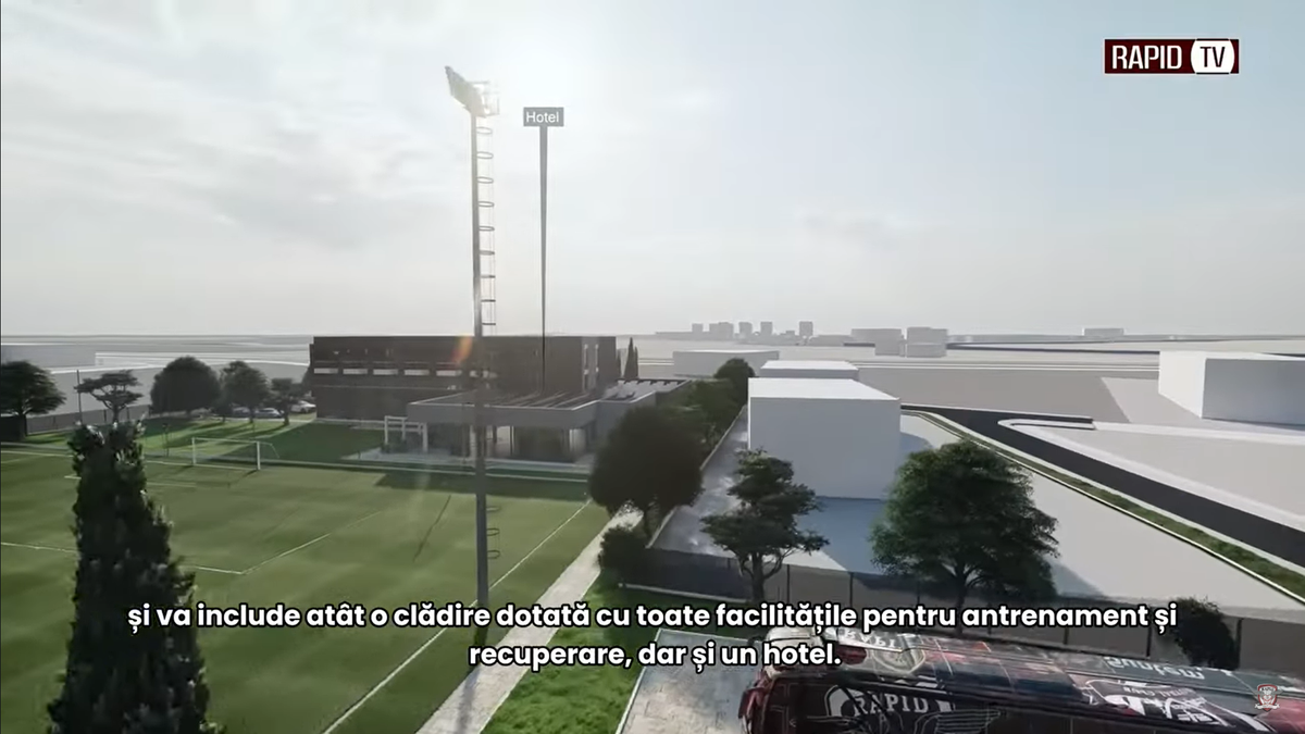 Noua bază de pregătire a celor de la Rapid, partea I