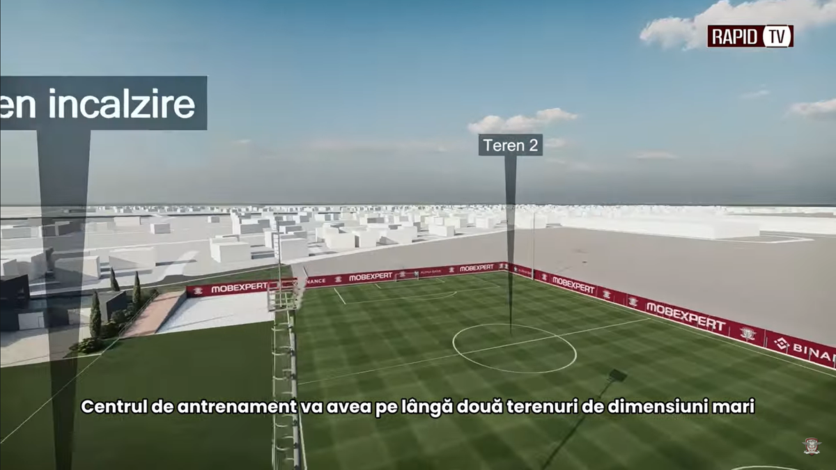 Noua bază de pregătire a celor de la Rapid, partea I