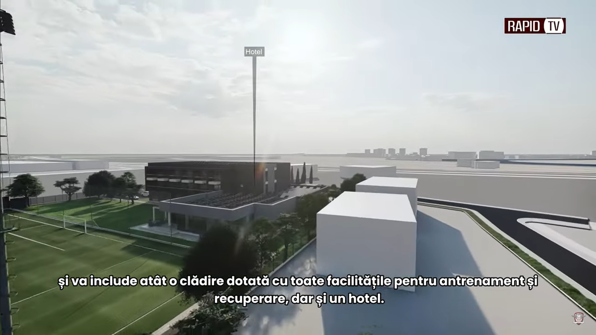 Noua bază de pregătire a celor de la Rapid, partea II