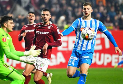 Denis Ciobotariu în Rapid - Universitatea Craiova
