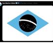 Mesajul fanilor din San Marino, care au colorat logo-ul Braziliei în culorile San Marino