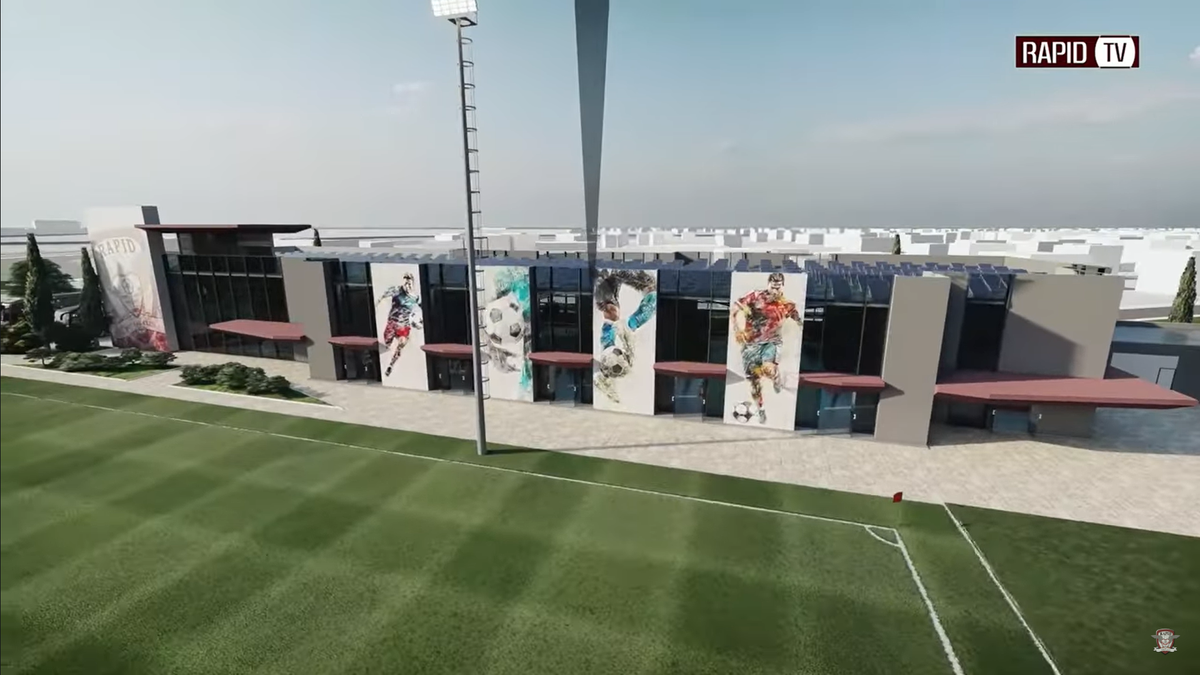 Noua bază de pregătire a celor de la Rapid, partea I