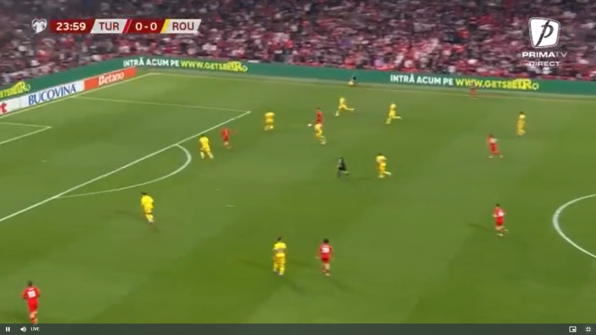 Același Turcia - România, lucruri diferite pe transmisiunea TV!