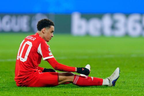 Jamal Musiala a jucat ultima oară pentru Bayern în prima manșă a „optimii” cu Atalanta (6-1) / Foto: Imago