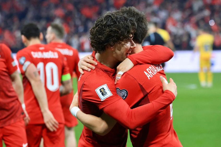 Turcia - România, în semifinala barajului pentru CM 2026. Gazdele au deschis scorul prin Ferdi Kadioglu, fundașul stânga legitimat la Brighton/ FOTO Ionuț Iordache (GSP)