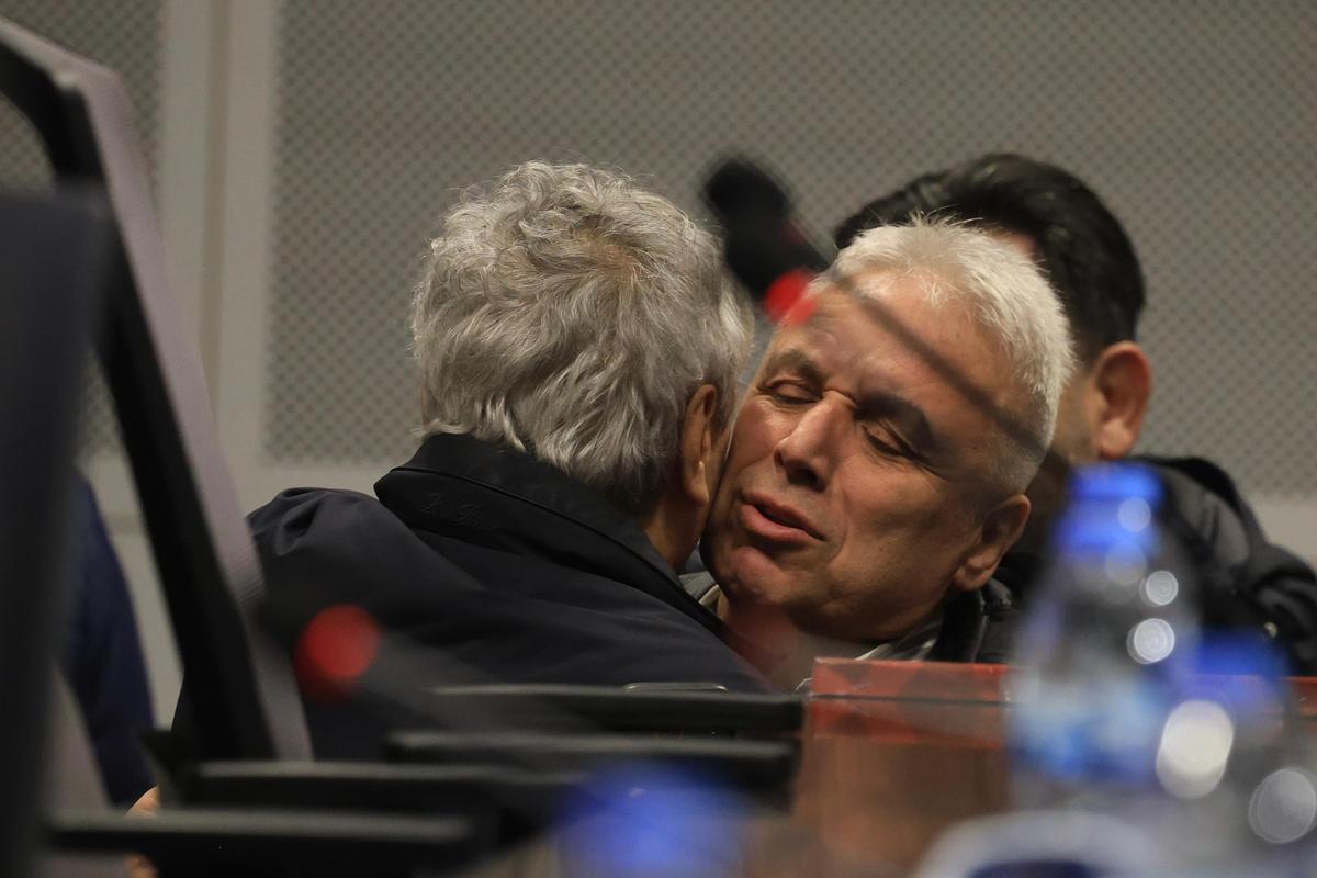 Imagini de la finalul meciului Turcia - România