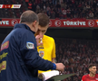 Florin Tănase, în momentul intrării pe teren // foto: capturi Prima TV