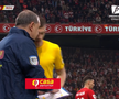 Florin Tănase, în momentul intrării pe teren // foto: capturi Prima TV