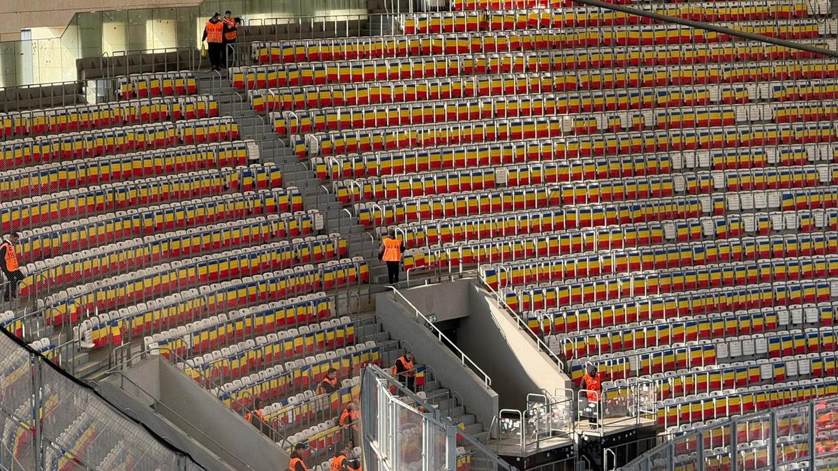Imagini din jurul stadionului înainte de Turcia - România