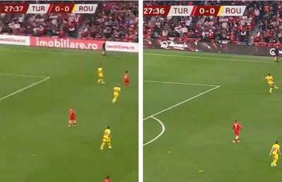 Același Turcia - România, lucruri diferite pe transmisiunea TV!