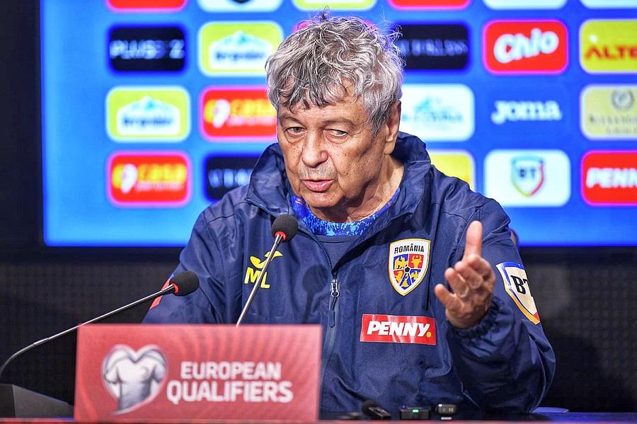 Mircea Lucescu la conferința oficială de presă cu Turcia // foto: GSP Mircea Lucescu, dus de urgență la spital, după ce a leșinat la antrenament: „S-a pus pe un scaun și nu mai reacționa!”