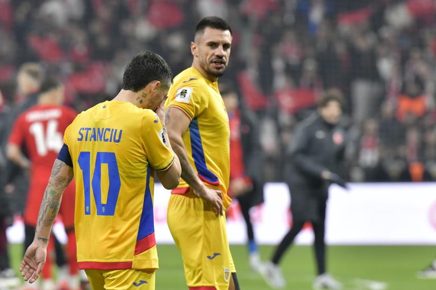 Nicolae Stanciu și Andrei Burcă la Turcia - România, foto: GSP