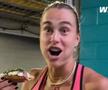 Reacția Arynei Sabalenka când a gustat cel mai scump hot-dog din lume: „Oh, Doamne...” » Cât costă și ce conține