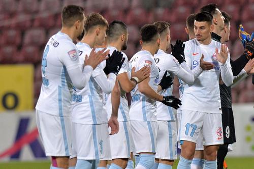 FCSB a suferit primul eșec din play-off, 1-2 cu Sepsi. Sursă foto: GSP