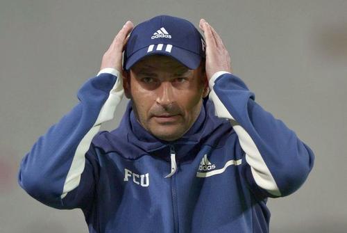 Eugen Trică, 44 de ani, antrenorul lui FC U Craiova, e mulțumit de prestația echipei sale din remiza cu Dunărea Călărași, 1-1 - runda #5 a play-off-ului din Liga 2.