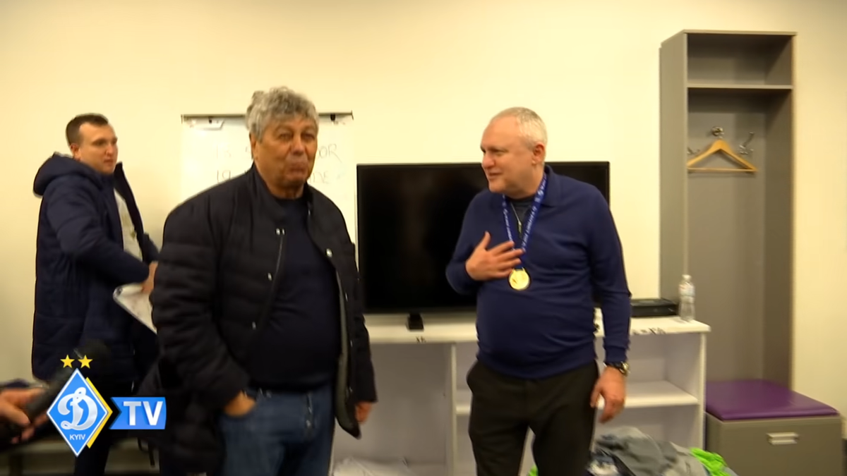 FOTO Mircea Lucescu a ieșit campion cu Dinamo Kiev. Imagini din vestiar