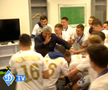 FOTO Mircea Lucescu a ieșit campion cu Dinamo Kiev. Imagini din vestiar