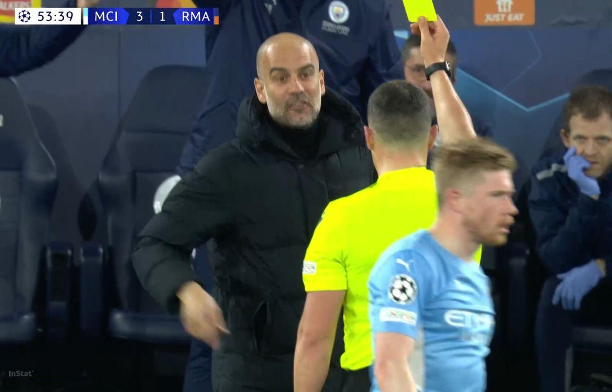 Istvan Kovacs și Pep Guardiola, moment tensionat în Liga Campionilor