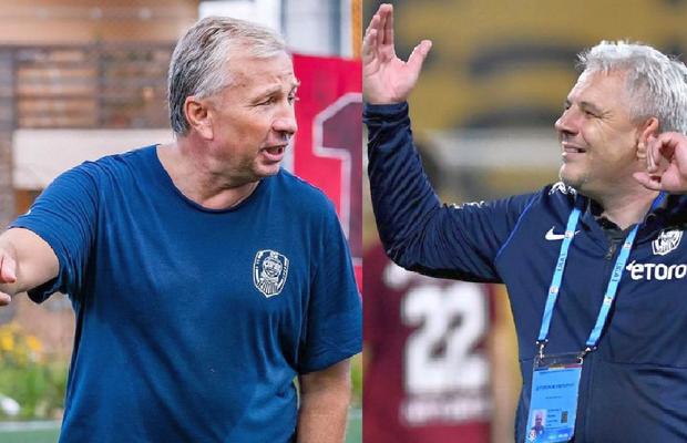 Concluzie incredibilă în lupta CFR Cluj - FCSB pentru titlu: Dan Petrescu e lider pe spatele lui Șumudică!