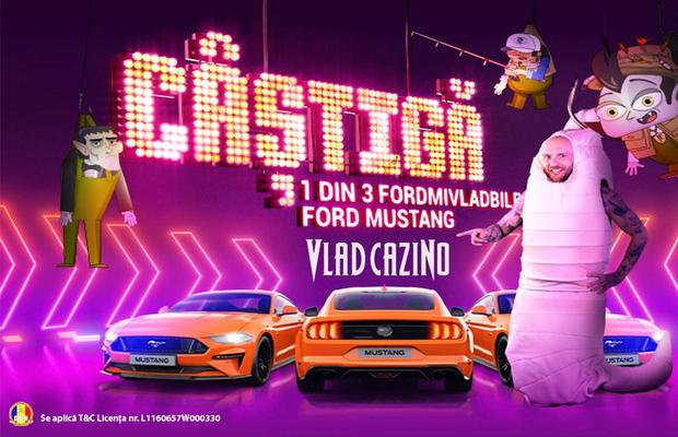 Câștigă unul dintre cele 3 automobile Fordmivladbile Mustang Fastback în noua campanie Vlad Cazino!