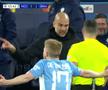 Istvan Kovacs și Pep Guardiola, moment tensionat în Liga Campionilor