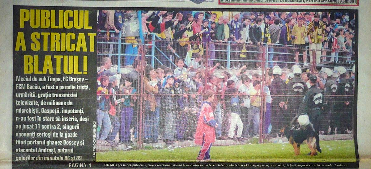 Blat Brasov - Bacau mai 2001