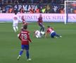 FOTO Accidentare Dani Iglesias în CSA Steaua - Dinamo