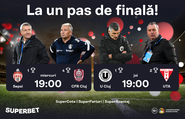 Penultimele dueluri în lupta pentru Cupă!
